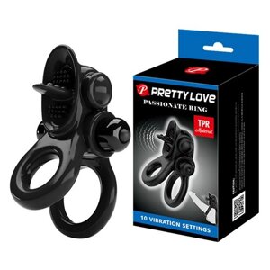 Passionate Ring - Эрекционное кольцо на пенис, 8,8 см (черный)
