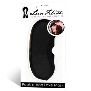 PEEK-A-BOO LOVE MASK - маска на глаза (черный)