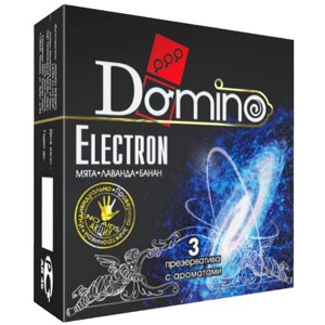 Презервативы DOMINO Electron, 3 шт