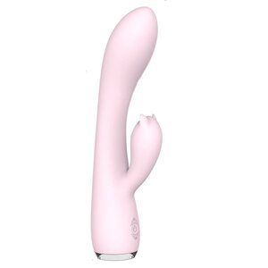 S-HANDE Fanny - Вибратор-кролик с подсветкой, 20.6х3.8 см (розовый)