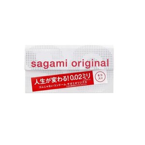 Sagami Original 002 полиуретановые презервативы 6шт. Гель-лубрикант Wettrust 2 мл