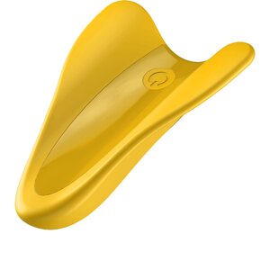 Satisfyer High Fly - Маленький вибратор на палец 6.5х5.5 см (желтый)