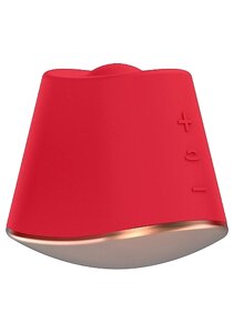 Shotsmedia Elegance Dazzling - Клиторальный стимулятор с ротацией, 8х6.7 см (красный)
