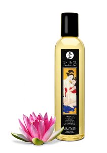 Shunga Amour Sweet Lotus - Возбуждающее масло для массажа, 240 мл (сладкий лотос)