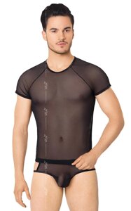 SoftLine - Мужской эротический костюм, XL (чёрный)