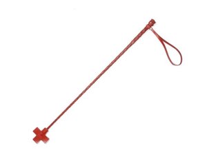 Стек плетеный крест, 60 см (красный)