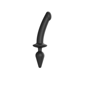 Strap-On-Me Switch Plug-In Semi-Realistic Dildo Noir S - Фаллоимитатор, 12,8 см (черный)