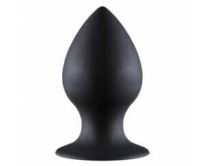 Толстая анальная пробка Thick Anal Plug Large - Lola 11.5 см (чёрный)