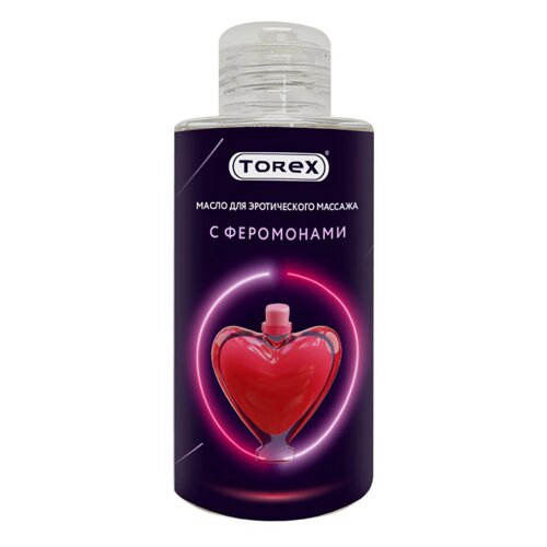 TOREX - Интимное масло массажное с феромонами, 150 мл