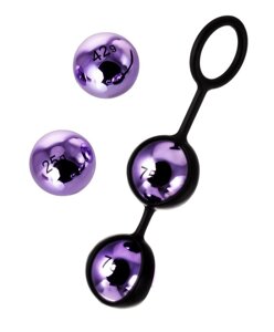 TOYFA A-toys - Набор вагинальных шариков, 9х3.5 см (фиолетовый)