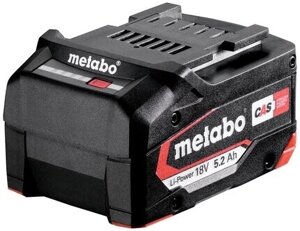 Аккумулятор Metabo 18В 5.2Ач Li-Ion (625028000)