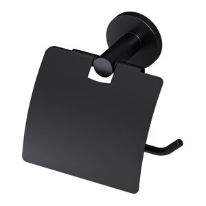 Аксессуар для ванной Am. Pm X-Joy A85A341422 Держатель для туалетной бумаги с крышкой черный