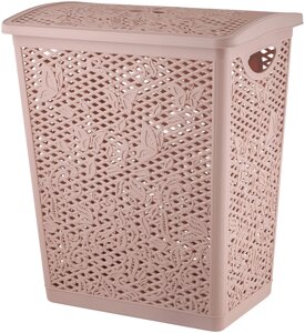 Аксессуар для ванной Keeplex Fiori 35л розовый топаз Корзина для белья (KL120511005)