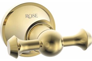 Аксессуар для ванной Rose RG1921E золото Крючок двойной