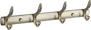 Аксессуар для ванной Savol S-00114C Планка с крючками (4 крючка)