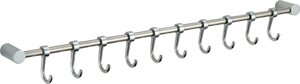 Аксессуар для ванной Savol S-006210 Планка с крючками (10 крючков)