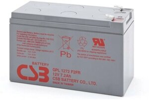 Батарея для ибп CSB GPL1272 F2 клемма 7мм (12V 7.2ah)
