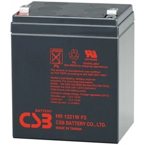 Батарея для ибп CSB HR1221W F2 (12V 5ah)