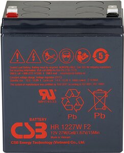 Батарея для ибп CSB HR1227W (12в 7ач)