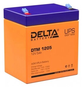 Батарея для ибп DELTA DTM 1205 12в 5ач