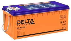 Батарея для ибп DELTA GEL 12-200 12в, 200ач