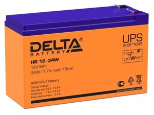 Батарея для ибп DELTA HR 12-34 W 12в 9ач