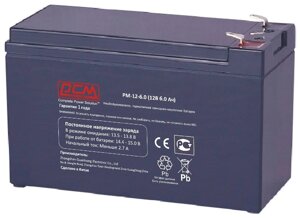 Батарея для ИБП Powercom PM-12-6.0 (12В 6Ач)