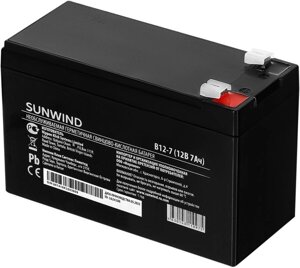 Батарея для ИБП SunWind B12-7 (12В, 7Ач)