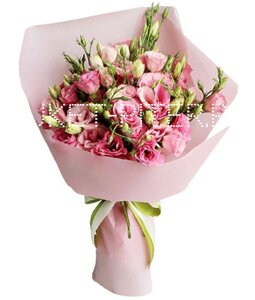 Букет Розовых Лизиантусов