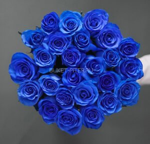 Букет Ярких Синих Роз