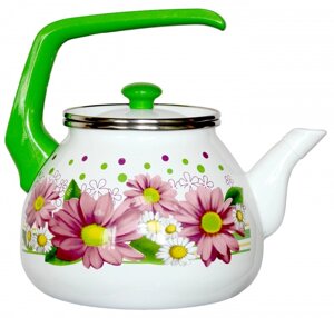 Чайник для плиты Interos Розовые герберы 3л (2400)