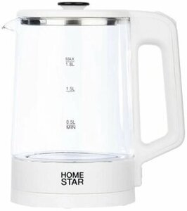 Чайник Homestar HS-1008 белый (107009)