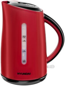 Чайник hyundai HYK-P3024 красный/черный