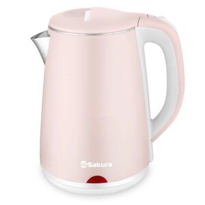 Чайник Sakura SA-2150WP розовый/молочный