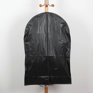 Чехол для одежды доляна, 6090 см, плотный, peva, цвет черный