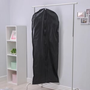 Чехол для одежды ladоm, 60160 см, плотный, peva, черный
