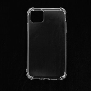 Чехол luazon для iphone 11 pro max, силиконовый, противоударный, прозрачный