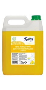 Чистящее средство Forest Clean Лимон Гель-концентрат для чистки унитазов 5л