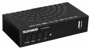 Цифровой тюнер Telefunken TF-DVBT251 черный