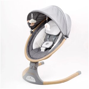 Детский шезлонг amarobaby ERGO SWING серый (AB22-22ERGO/11)