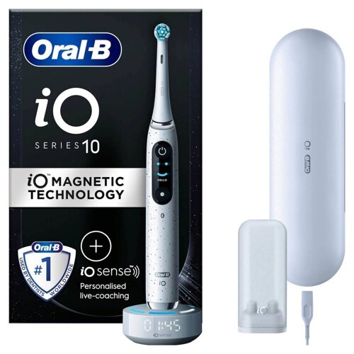 Электрическая зубная щётка oral-B IO10 stardust WHITE