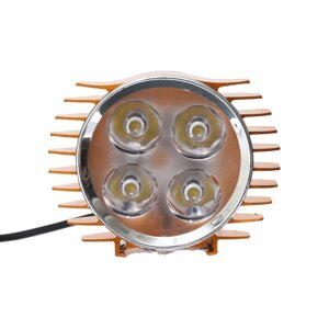 Фара cветодиодная для мототехники, 4 led, ip65, 4 вт, направленный свет