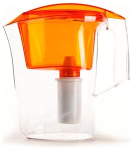 Фильтр-кувшин для воды Гейзер Аквилон оранжевый (62042)