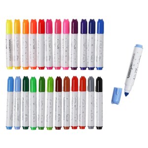 Фломастеры 24 цвета в пластиковом тубусе с ручкой