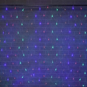 Гирлянда Vegas Сеть 176 разноцветных LED ламп 2х1,5м (55073)