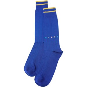Хлопковые носки с разноцветным логотипом