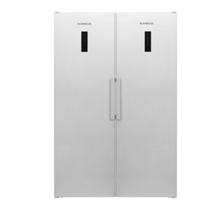 Холодильник side by side scandilux SBS711EZ12 W (FN711E12W+R711EZ12W)
