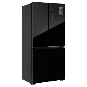 Холодильник side by side tesler RCD-482I BLACK GLASS