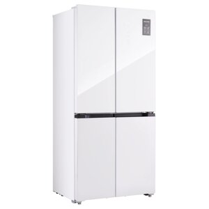 Холодильник side by side tesler RCD-482I WHITE GLASS