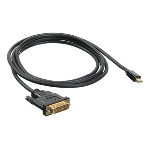 Кабель BURO 1.1v miniDisplayport (m) - DVI-D (Dual Link) (m) 2м GOLD черный (bhp mdpp-dvi-2)